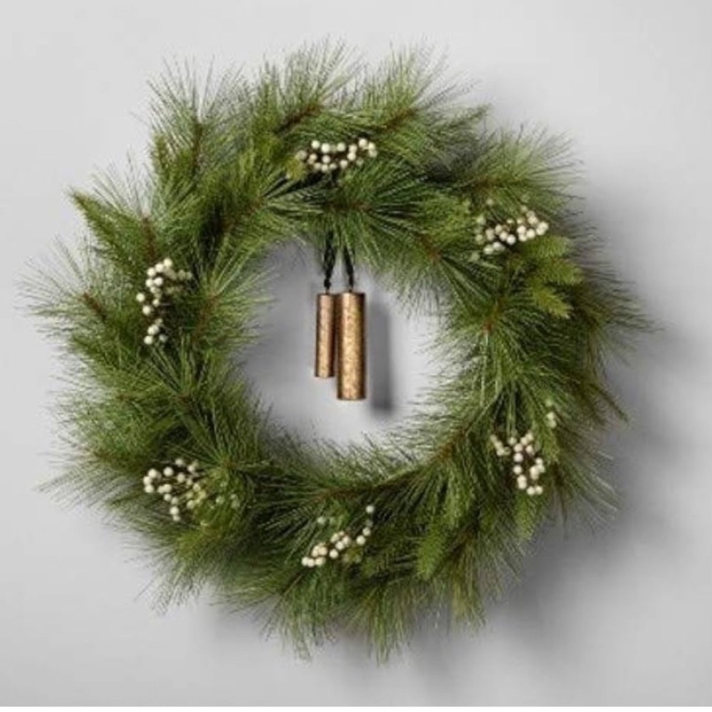 Hearth & Hand with Magnolia Target Christmas Pine Needle Berry Wreath